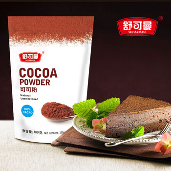 
                                        爱满屋AMW 烘焙原料 舒可曼可可粉100g 巧克力粉 无糖冲饮 烘焙原料 面包蛋糕提拉                