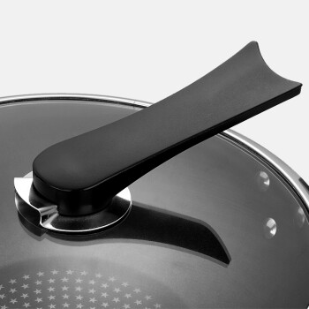 康怡乐韩国无烟锅不粘锅炒锅煤气电磁炉通用厨房锅具 钻技30cm