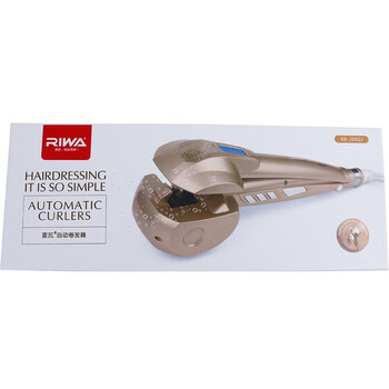 
                                        雷瓦（RIWA） 卷发棒 液晶温控自动卷发器 负离子蒸汽双重护发 RB-200GJ                