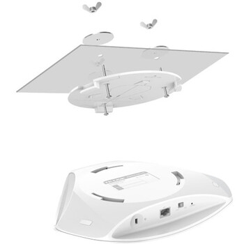 
                                        
                                                            TP-LINK TL-AP300C-PoE 300M企业级无线吸顶式AP 无线wifi接入点                