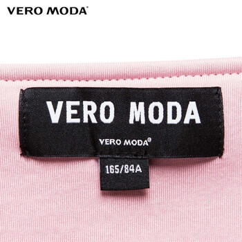 Vero Moda太空棉立体拼接包边落肩长袖短款女卫衣|315133013 111浅粉 165/84A/M