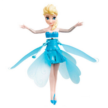 xinlxin感应飞天小仙女花仙子玩具会飞的娃娃 安娜礼盒装送全套配件