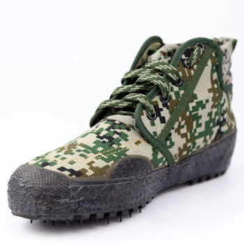 艾纳图男作训登山民工迷彩鞋高帮军训鞋 a904 39
