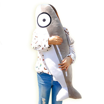 胡萝卜创意睡觉靠垫午睡枕 二次元卡通长抱枕 女生生日礼物 马哈鱼有