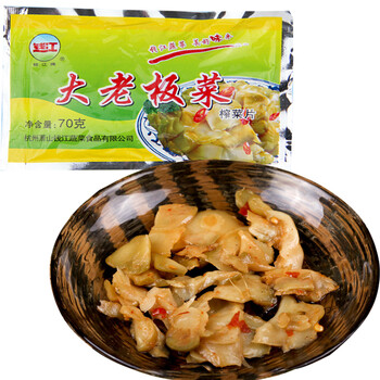 钱江 大老板菜 70g/袋 榨菜片 咸菜 酱菜 下饭菜