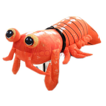 皮皮虾公仔皮皮虾我们走搞怪抱枕送女生生日礼物 红色 90cm 红色 50cm