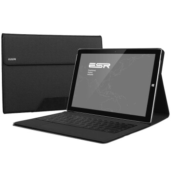 
                                        亿色（ESR）睿致系列 Surface Pro 3保护套/支架皮套 Pro3包/套 适用于微软Surface Pro3 12英寸 睿致黑                