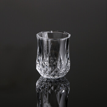 品和白酒杯烈酒杯小酒杯玻璃杯子弹杯单只 钻石白酒杯50毫升_ 3折现价