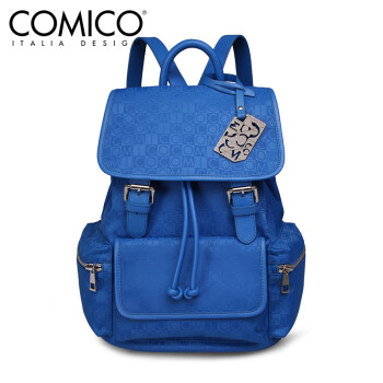 高美高（comico）COMICO高美高女款休闲双肩包时尚潮流背包女包C8010 蓝色