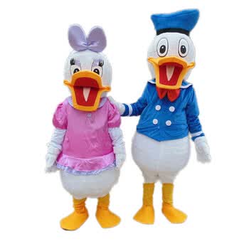 sai lv 唐老鸭表演服 卡通人偶服 行走人偶表演服装 广告人偶可印制