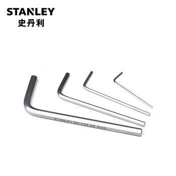 史丹利(Stanley)订制公制内六角扳手 艾伦扳手4mm(6支装) STMT94124-8-23