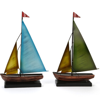 weekeight铁艺金属帆船模型摆件工艺品一帆风顺许愿瓶 6523sc