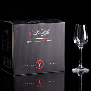 【京东超市】意德丽塔 奥德魅影无铅水晶烈酒杯白酒杯 6只装 S80LQ06
