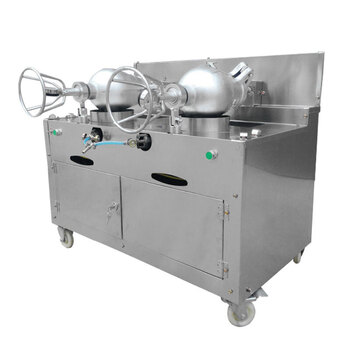 纳丽雅 干嘣鸡机器干蹦鸡设备商用 双锅小车式