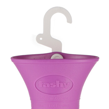 费许（FASHY）德国原装进口PVC材质斜格纹热水袋2.0L紫色fashy6420