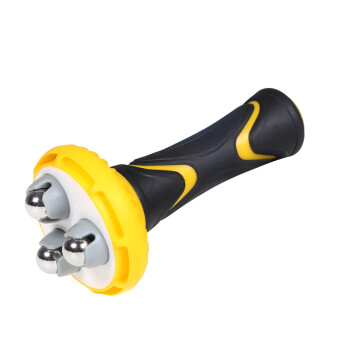 JOINFIT三珠按摩器手持式扳机点按摩器肌肉按摩 360度 磁石按摩 黄色