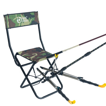 多功能折叠钓鱼椅子 渔具用品钓凳 台钓椅 钓鱼靠背凳子 套餐五