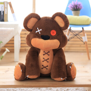 g黑暗之女安妮熊玩偶 粉色提伯斯玩偶 棕色安妮熊 60cm