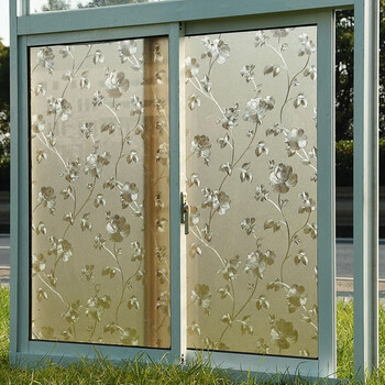 磨砂花玻璃贴纸卫生间浴室窗户阳台移门 膜 金茉莉75cm宽/2米长