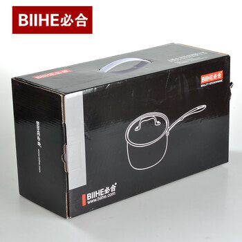 BIIHE/必合 不锈钢婴儿宝宝小奶锅汤锅煎锅泡面锅复底电磁炉通用 BGN016
