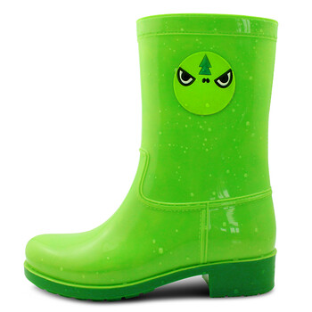 dripdrop 雨鞋中筒时尚萌宠防水雨靴胶鞋水鞋 p003 绿色 37码