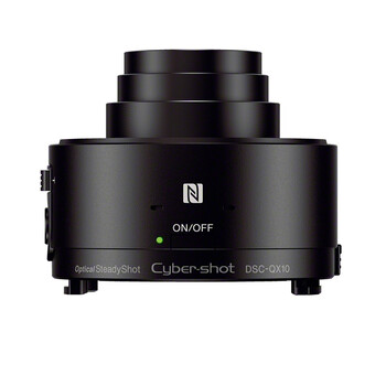索尼（SONY） DSC-QX10 镜头式数码相机 黑色（1820万有效像素 10倍光学变焦 25mm广角 WIFI/NFC随时分享）