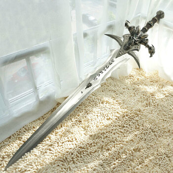 霜之哀伤1 1 1比1全金属 巫妖王 魔兽世界 巫妖王剑cos武器模型礼品物