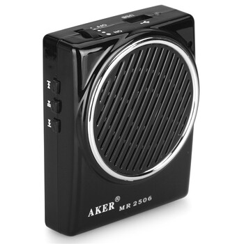 
                                        爱课(AKER)MR2506音响教学便携无线红外遥控导游扩音器(黑色)                