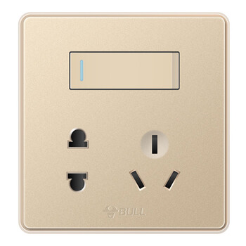 【公牛g18e334】公牛(bull) 开关插座 g18系列 一开双控五孔插座 86型