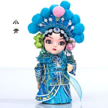 娟人娃娃公仔 中国风工艺礼品 故宫纪念品小礼物 小青