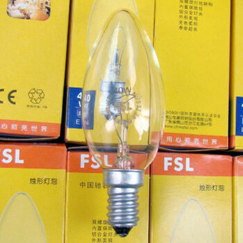 芳馨 香薰灯灯珠 220V各型号灯泡 G4G5.3卤素灯珠E12E14E2710W35W E14/25W 尖泡