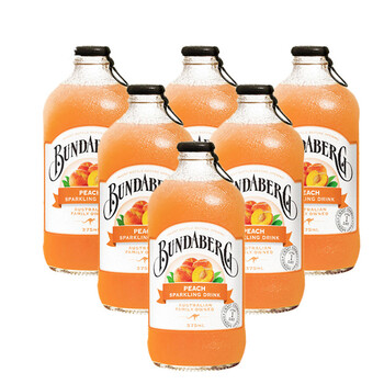 375ml ginger beer 宾得宝饮料 无酒精啤酒 无醇啤酒 6瓶 蜜桃