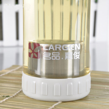 名品嘉俊 大容量运动水壶带茶滤网茶叶壶休闲旅行塑料水杯子700ml 塑料杯