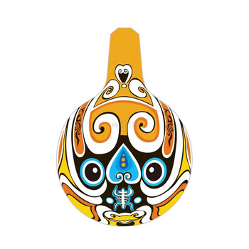 2018新品纯手绘特色手工艺马勺脸谱摆件传统中国风火灶餐厅挂饰送老外