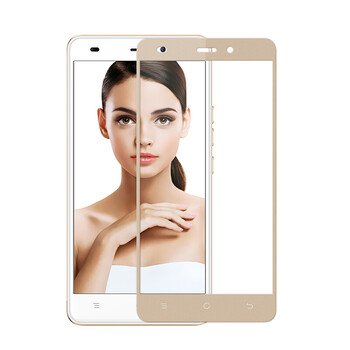 浦利金 朵唯v3全屏手机钢化玻璃贴膜 适用于doov朵唯逆客v3/m2 土豪金