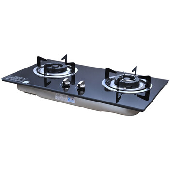 
                                        美的（Midea） 黑晶立体内旋火 台嵌两用燃气灶具(液化气）JZY-QL303B                
