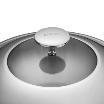 
                                        苏泊尔（SUPOR） 炒锅无涂层电磁炉燃气灶通用 三层304不锈钢30cm CC30V1 CC30V1-30CM 赠平底锅                