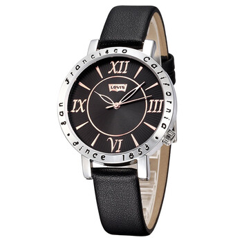 李维斯(levis)手表 时尚个性系列石英女表黑盘黑带ltja2302