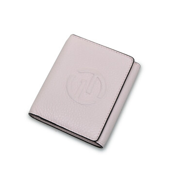 fion/菲安妮时尚女士钱包 牛皮短款钱包新品钱夹 浅粉红_现价798元