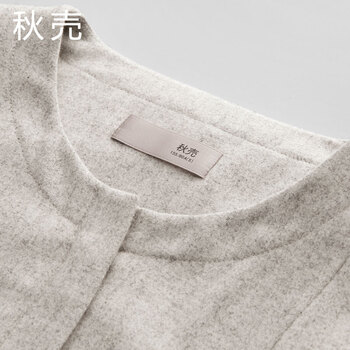 
                                        【2件8折】秋壳春装新款时尚羊毛背心短款无袖马甲女5510720014 灰色 S                