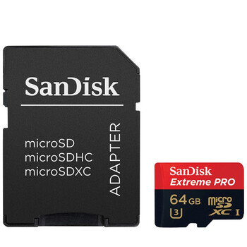 
                                                            闪迪（SanDisk）64GB TF（MicroSD）存储卡 U3 C10 A2 V30 4K 至尊超极速移动版内存卡 读速170MB/s                