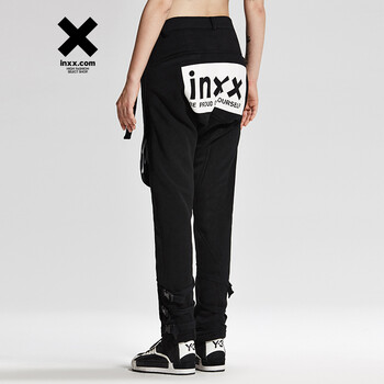 【INXX】 INXX 新品创意街头休闲裤XX42230007 黑色 M