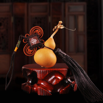 煜佳 天然真葫芦挂件家居风水文玩手捻胡芦精品小摆件招财纳福车挂