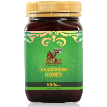 RAJABORNEO 婆罗皇 马占相思树蜜 蜂蜜（绿标）500g/瓶*2瓶