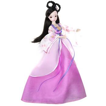 古装仙子娃娃 女孩儿童玩具 巴比公主洋娃娃套装大礼盒 生日礼物 紫衣