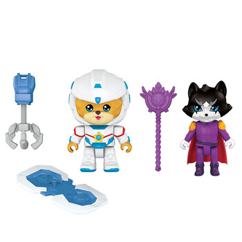 与好友玩具套装 fisher price儿童宝宝动漫 大作战套装宝狄vs潘百达