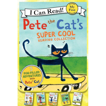 皮特猫系列5本盒装 Pete the Cat 英文原版绘本 My First I Can Read 