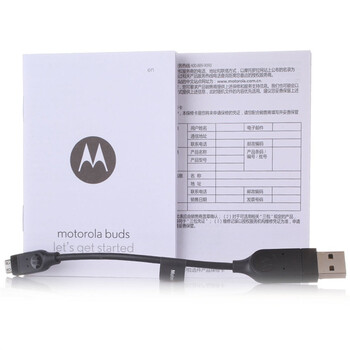 
                                        摩托罗拉Motorola（Motorola Buds）双声道蓝牙耳机Buds白                