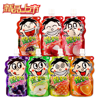 旺旺维多粒果粒吸的冻150g*10瓶旺仔果冻爽饮料可吸果冻布丁果汁饮品