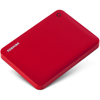 
                                        东芝（TOSHIBA）V8 CANVIO高端系列 2.5英寸 移动硬盘（USB3.0）1TB（活力红）                
